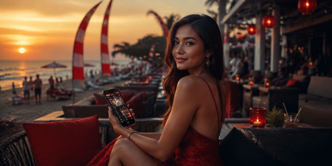 Suasana taruhan olahraga di pasar malam Vietnam yang hidup dengan lampu warna-warni